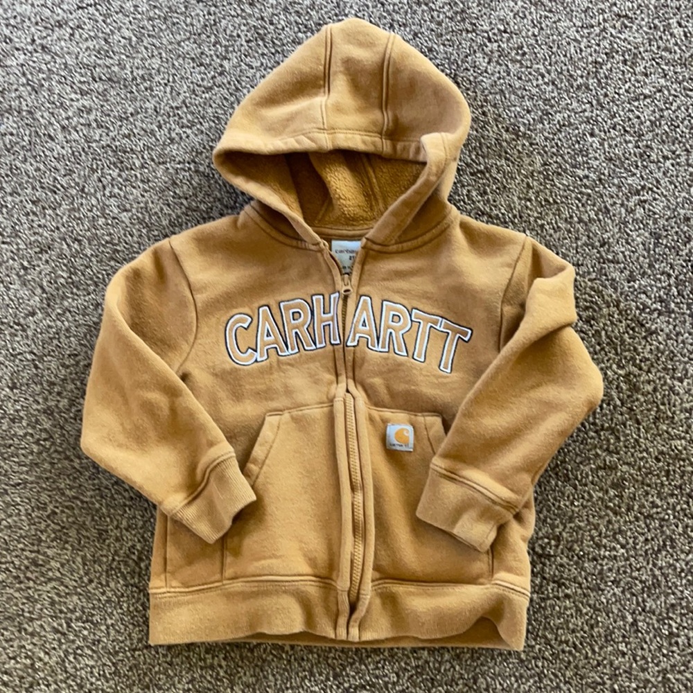 COPY - 2T boys carhartt hoodie in great shape!